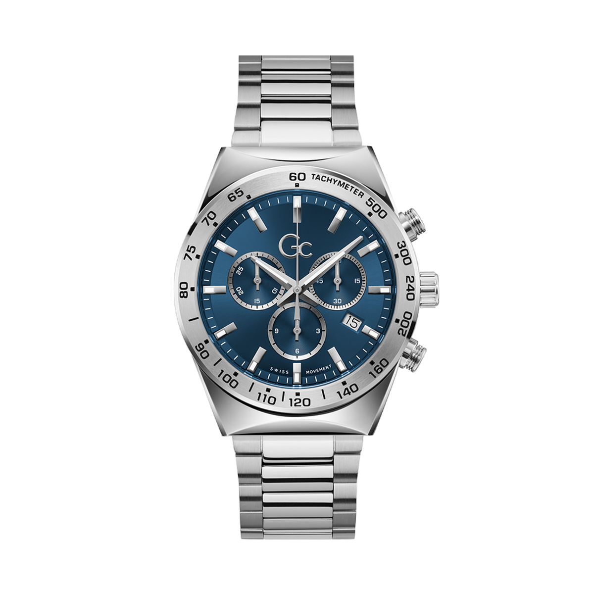 MONTRE GC HOMME M.FONCTION ACIER